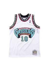Mitchell & Ness - Koszulka Nba Vancouver Grizzlies Mike Bibby. Kolor: biały. Sport: koszykówka #1