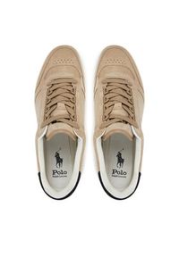 Polo Ralph Lauren Sneakersy 809960927003 Beżowy. Kolor: beżowy. Materiał: skóra, zamsz #5