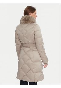 Marciano Guess Płaszcz zimowy 5BGL38 7374A Écru Regular Fit. Materiał: syntetyk. Sezon: zima #2
