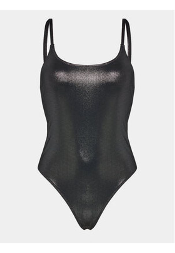 Calvin Klein Swimwear Strój kąpielowy KW0KW02255 Czarny. Kolor: czarny. Materiał: syntetyk