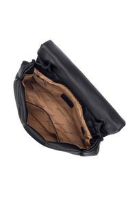 Wittchen - Damska torebka z miękkiej ekoskóry z supełkami czarna. Kolor: czarny. Wzór: haft. Sezon: wiosna, zima. Dodatki: z haftem. Materiał: skórzane. Styl: casual, elegancki. Rodzaj torebki: na ramię #4