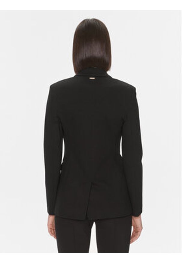 Liu Jo Marynarka MF3101 J9189 Czarny Slim Fit. Kolor: czarny. Materiał: syntetyk