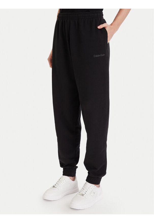 Calvin Klein Underwear Spodnie dresowe LV00QS7515 Czarny Regular Fit. Kolor: czarny. Materiał: bawełna
