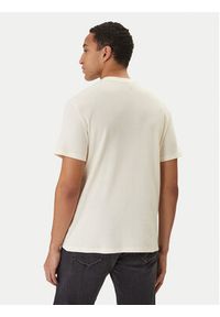 Calvin Klein Jeans T-Shirt Waffle Badge LV04RD008G Beżowy Regular Fit. Kolor: beżowy. Materiał: bawełna #3
