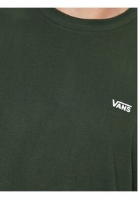 Vans T-Shirt Mn Left Chest Logo Tee VN0A3CZE Khaki Classic Fit. Kolor: brązowy. Materiał: bawełna