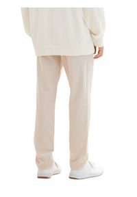 Tom Tailor Spodnie materiałowe 1035045 Beżowy Regular Fit. Kolor: beżowy. Materiał: bawełna #7