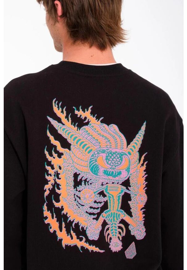 Bluza sportowa męska Volcom Tetsunori. Kolor: czarny. Materiał: bawełna