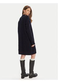 Barbour Sukienka dzianinowa Belford LDR0946NY73 Granatowy Regular Fit. Kolor: niebieski. Materiał: wełna #5