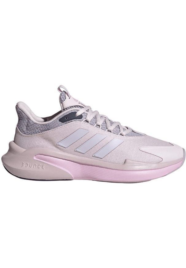 Adidas - Buty adidas AlphaEdge + W IF7288 różowe. Zapięcie: sznurówki. Kolor: różowy. Materiał: guma, syntetyk, materiał. Szerokość cholewki: normalna. Sport: fitness