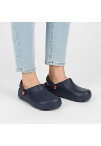 Big-Star - Klapki damskie Big Star, cholewka z tworzywa wsuwana konstrukcja profilowana wkładka gruba podeszwa, niebieski, II275002. Okazja: na co dzień, do domu. Kolor: niebieski. Materiał: materiał. Styl: elegancki, casual, klasyczny, sportowy, wakacyjny #1