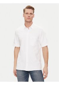 Calvin Klein Koszula K10K112708 Biały Regular Fit. Kolor: biały. Materiał: bawełna