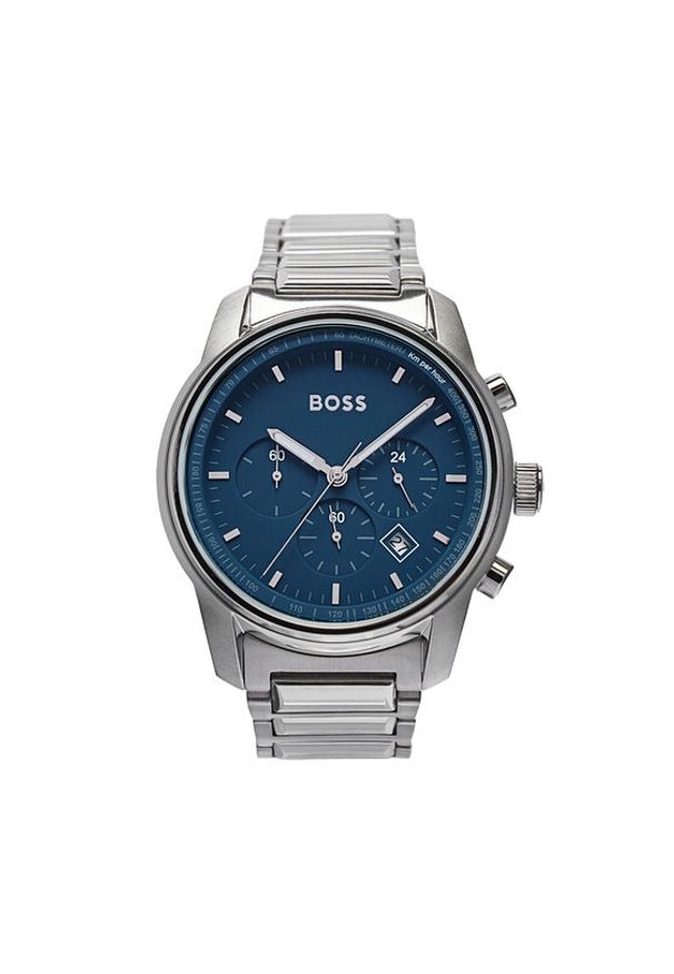 BOSS - Boss Zegarek 1514007 Srebrny. Kolor: srebrny