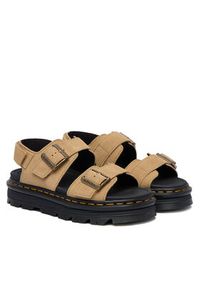 Dr. Martens Sandały Zebzag Sandals DM42689200 Brązowy jasny. Kolor: brązowy. Materiał: zamsz, skóra #6