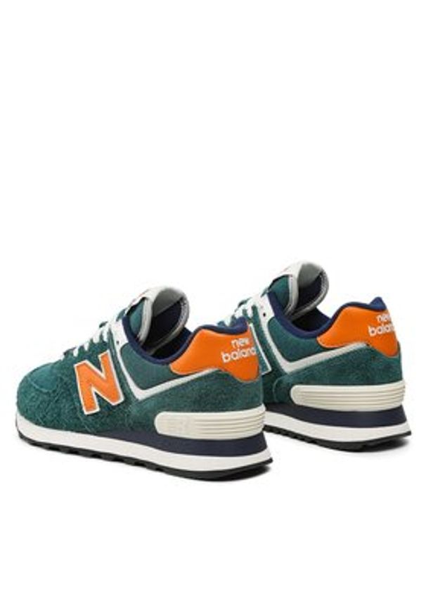 New Balance Sneakersy U574DI2 Zielony. Kolor: zielony. Materiał: zamsz, skóra. Model: New Balance 574