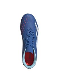 Adidas - Buty piłkarskie adidas Predator Accuracy.3 L Fg M GZ0015 niebieskie. Zapięcie: sznurówki. Kolor: niebieski. Materiał: syntetyk, guma. Sport: piłka nożna