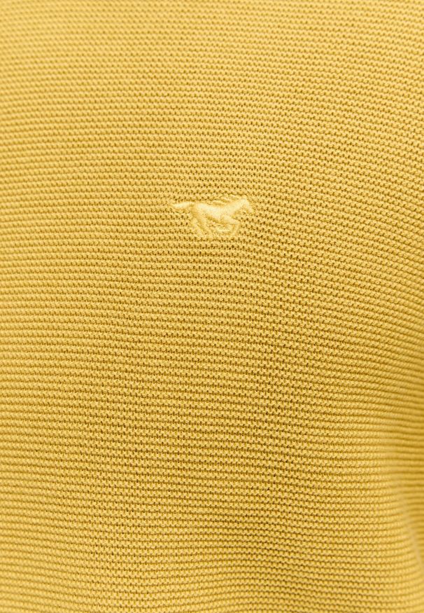 Mustang - MUSTANG ELLIOT MĘSKI SWETER ELEGANCKI CIEPŁY LOGO SOUTHERN MOSS 1015472 6450. Styl: elegancki