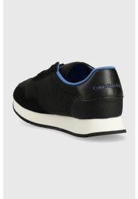 Calvin Klein Jeans sneakersy RETRO RUNNER SOFTNY kolor czarny YW0YW00929. Nosek buta: okrągły. Zapięcie: sznurówki. Kolor: czarny. Materiał: poliester, guma #5