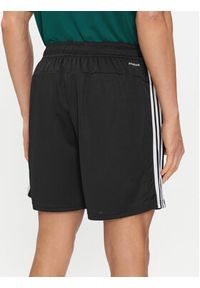 Adidas - adidas Szorty sportowe Train Essentials Piqué 3-Stripes Training Shorts IB8111 Czarny Regular Fit. Kolor: czarny. Materiał: syntetyk. Styl: sportowy