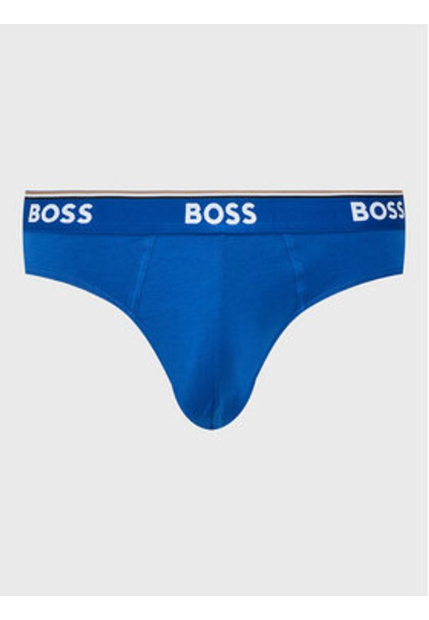 BOSS Komplet slipów Power 50475273 Kolorowy. Materiał: bawełna. Wzór: kolorowy