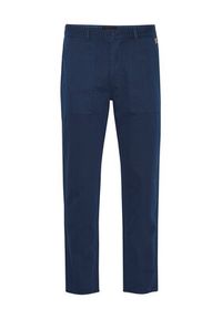 Blend Spodnie materiałowe 20715567 Granatowy Regular Fit. Kolor: niebieski. Materiał: bawełna