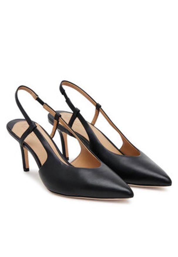 Lauren Ralph Lauren - LAUREN RALPH LAUREN Sandały 802961789001 Czarny. Kolor: czarny. Materiał: skóra