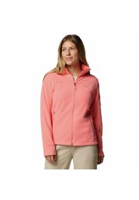 columbia - Bluza polarowa damska Columbia Fast Trek II rozpinana. Kolor: różowy. Materiał: polar