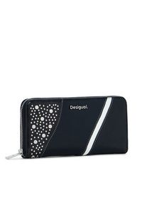 Desigual Duży Portfel Damski 25SAYP24 Czarny. Kolor: czarny. Materiał: skóra #4