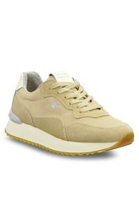 GANT - Gant Sneakersy Bevinda Sneaker 28533458 Beżowy. Kolor: beżowy. Materiał: skóra, zamsz #4