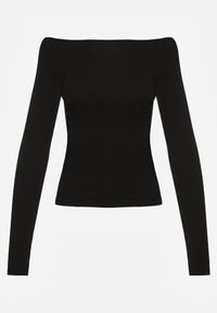 Renee - Czarna Bluzka z Bawełny z Wycięciem na Kciuk Valwiwi. Okazja: na co dzień. Kolor: czarny. Materiał: bawełna. Styl: casual #7