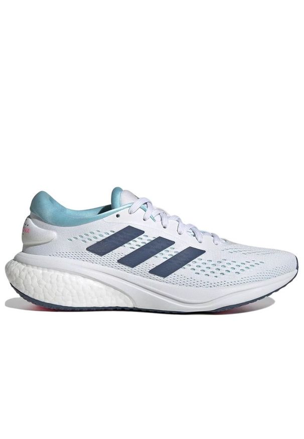 Adidas - Buty adidas Supernova 2 Running GW9100 - białe. Okazja: na co dzień, na spacer. Zapięcie: pasek. Kolor: biały. Materiał: guma. Szerokość cholewki: normalna. Sport: bieganie