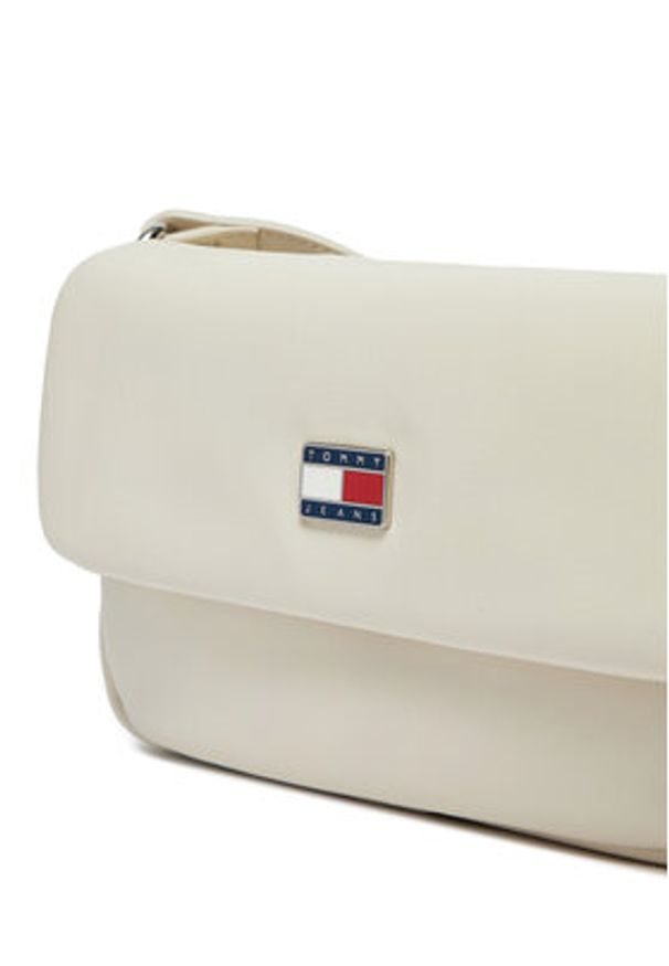 Tommy Jeans Torebka AW0AW16978 Écru. Materiał: skórzane