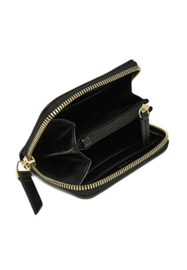 Hugo - HUGO Portfel Syndra 50557983 Czarny. Kolor: czarny. Materiał: skóra