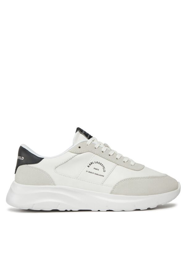 Karl Lagerfeld - KARL LAGERFELD Sneakersy KL53638 Biały. Kolor: biały. Materiał: skóra