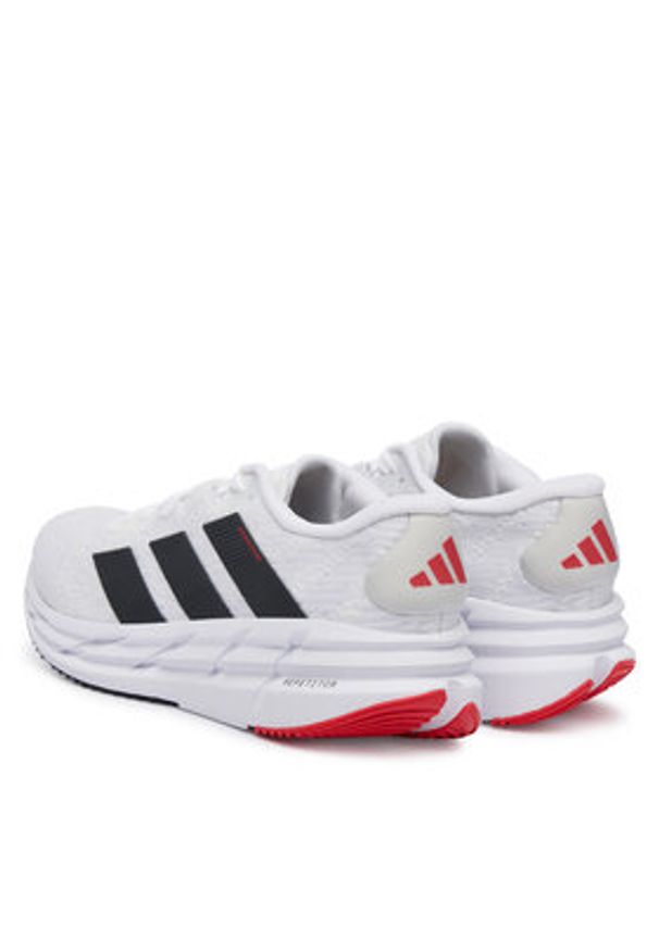 Adidas - adidas Buty do biegania adistar 4 JR0317 Biały. Kolor: biały. Materiał: materiał