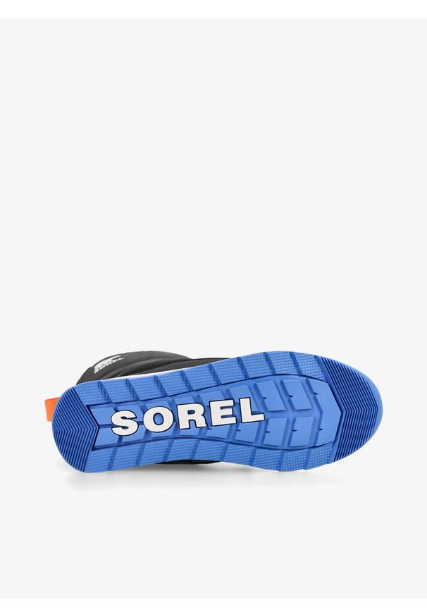 sorel - Buty zimowe dziecięce Sorel Whitney II Plus Puffy WP. Kolor: czarny. Sezon: zima. Sport: turystyka piesza