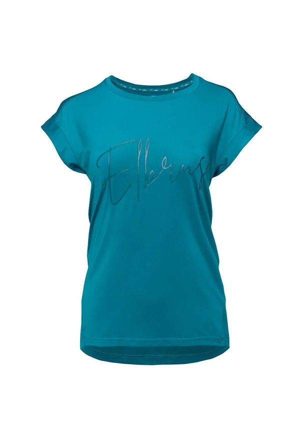 Elbrus - Damska Koszulka Z Krótkim Rękawem Elia. Kolor: niebieski. Długość rękawa: krótki rękaw. Długość: krótkie. Sport: turystyka piesza