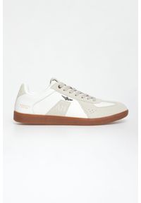 Aeronautica Militare - Sneakersy męskie skórzane AERONAUTICA MILITARE. Materiał: skóra #5