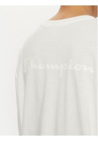 Champion T-Shirt 117537 Écru Loose Fit. Materiał: bawełna #3