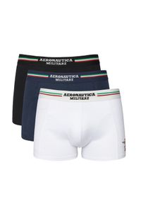 Aeronautica Militare Komplet bokserek AM1UBX001T Kolorowy. Materiał: bawełna. Wzór: kolorowy #1