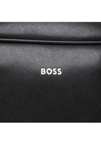 BOSS - Boss Torba na laptopa 50483563 Czarny. Kolor: czarny. Materiał: skóra