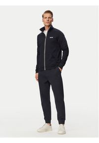BOSS Bluza Authentic Jacket Z 50545564 Granatowy Regular Fit. Kolor: niebieski. Materiał: bawełna #4