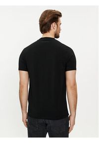 Karl Lagerfeld - KARL LAGERFELD T-Shirt 755054 542221 Czarny Regular Fit. Typ kołnierza: dekolt w karo. Kolor: czarny. Materiał: bawełna #2