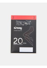 Sinsay - Rajstopy - czarny. Kolor: czarny #1