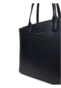 TOMMY HILFIGER - Tommy Hilfiger Torebka Th Logotape Tote AW0AW17449 Granatowy. Kolor: niebieski. Materiał: skórzane