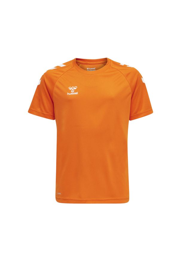 Koszulka dziecięca Hummel hmlCore. Kolor: żółty, wielokolorowy, pomarańczowy. Materiał: poliester, materiał. Sport: piłka ręczna