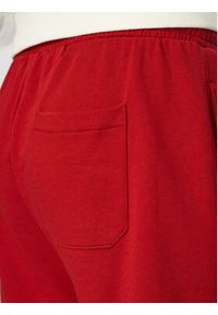 TOMMY HILFIGER - Tommy Hilfiger Szorty sportowe UM0UM03914 Czerwony Regular Fit. Kolor: czerwony. Materiał: bawełna. Styl: sportowy #5