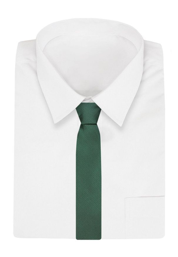 Chattier - Krawat Klasyczny, Zielony w Drobny Rzucik, Męski, Szeroki 8 cm, Elegancki -CHATTIER. Kolor: zielony. Materiał: poliester. Styl: klasyczny, elegancki