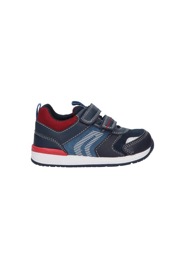 Geox - Buty GEOX B RISHON BOY Niebieski. Kolor: niebieski. Materiał: syntetyk, tkanina. Sport: turystyka piesza