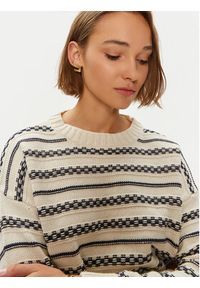 Weekend Max Mara Sweter Foster 2425366151 Beżowy Standard Fit. Kolor: beżowy. Materiał: bawełna, syntetyk #2