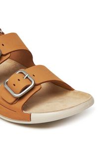 ecco - ECCO Sandały Cozmo W 20690302021 Brązowy. Kolor: brązowy. Materiał: skóra, nubuk #3